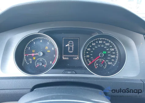 2017 Volkswagen Golf Tsi S 4-Door/Tsi Se 4-Door/Tsi Sel 4-Door/Tsi Wolfsburg Edition 4-Door из США, поврежденный, VIN 3VW217AU9HM037568